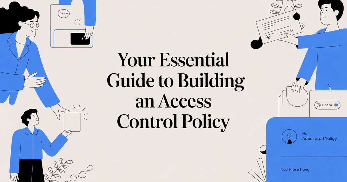 Your Essential Guide to Building an Access Control Policy