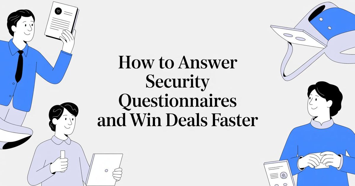 How to Answer Security Questionnaires and Win Deals Faster