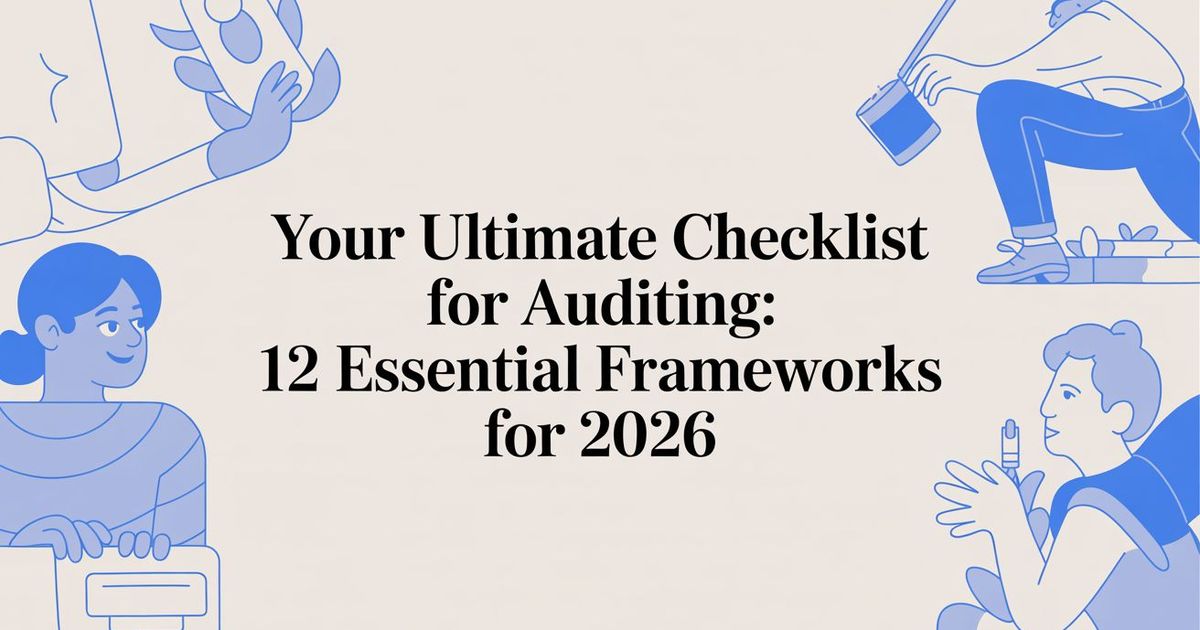 Your Ultimate Checklist for Auditing: 12 Essential Frameworks for 2026