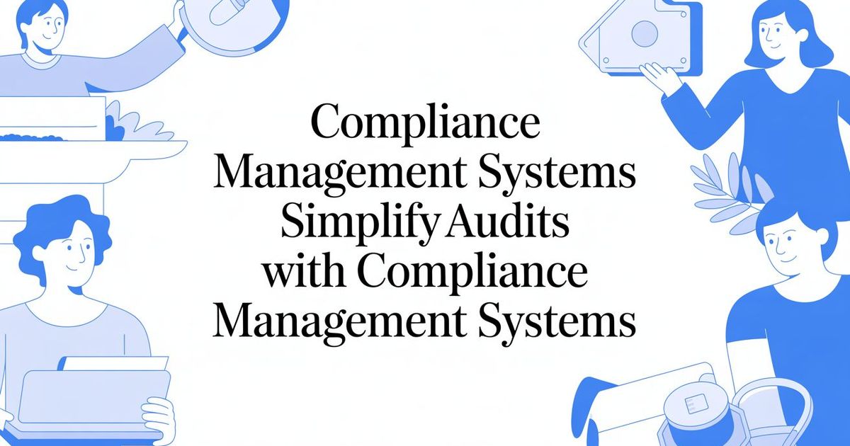 Compliance Management Systems Simplify Audits with compliance management systems