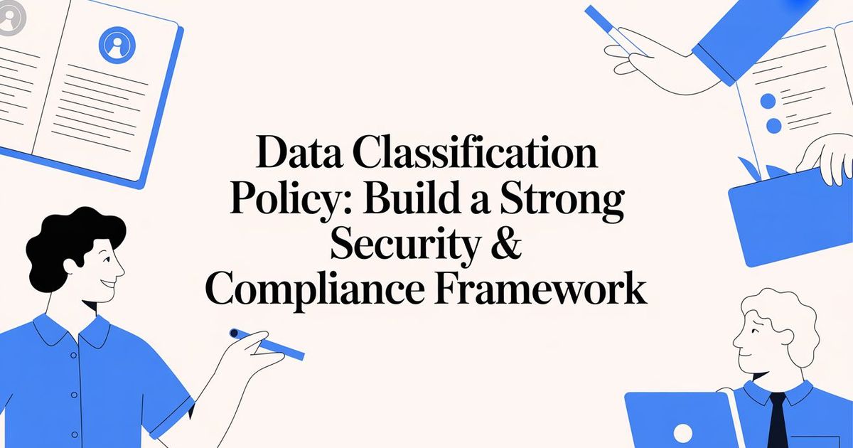 Data Classification Policy: Build a Strong Security & Compliance Framework