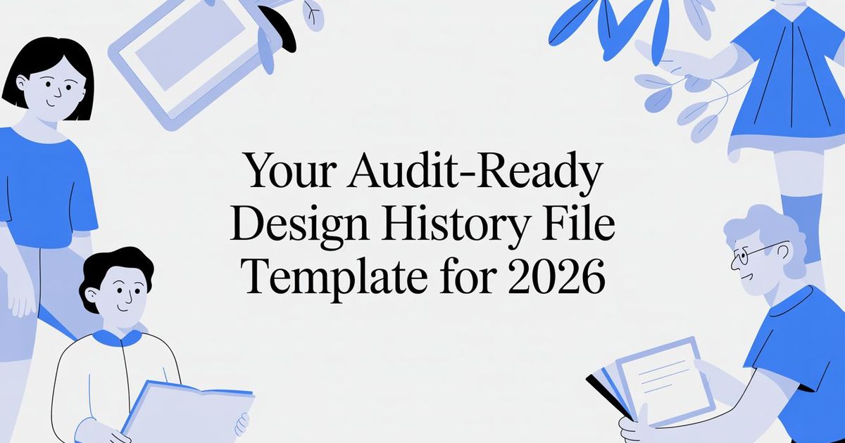 Your Audit-Ready Design History File Template for 2026