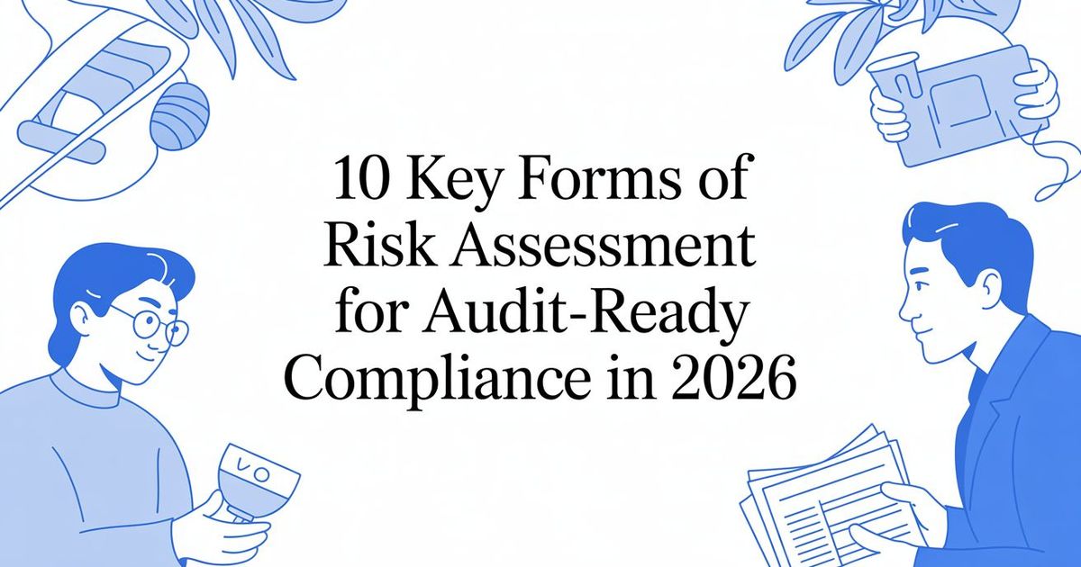 10 Key Forms of Risk Assessment for Audit-Ready Compliance in 2026