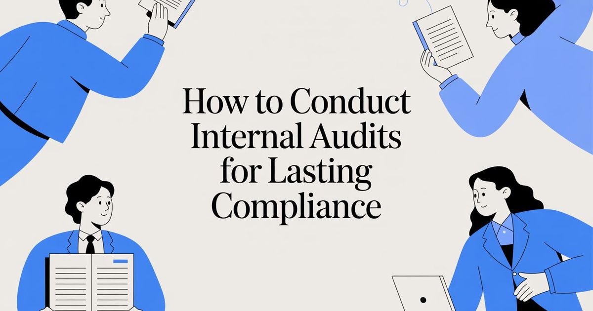 How to Conduct Internal Audits for Lasting Compliance