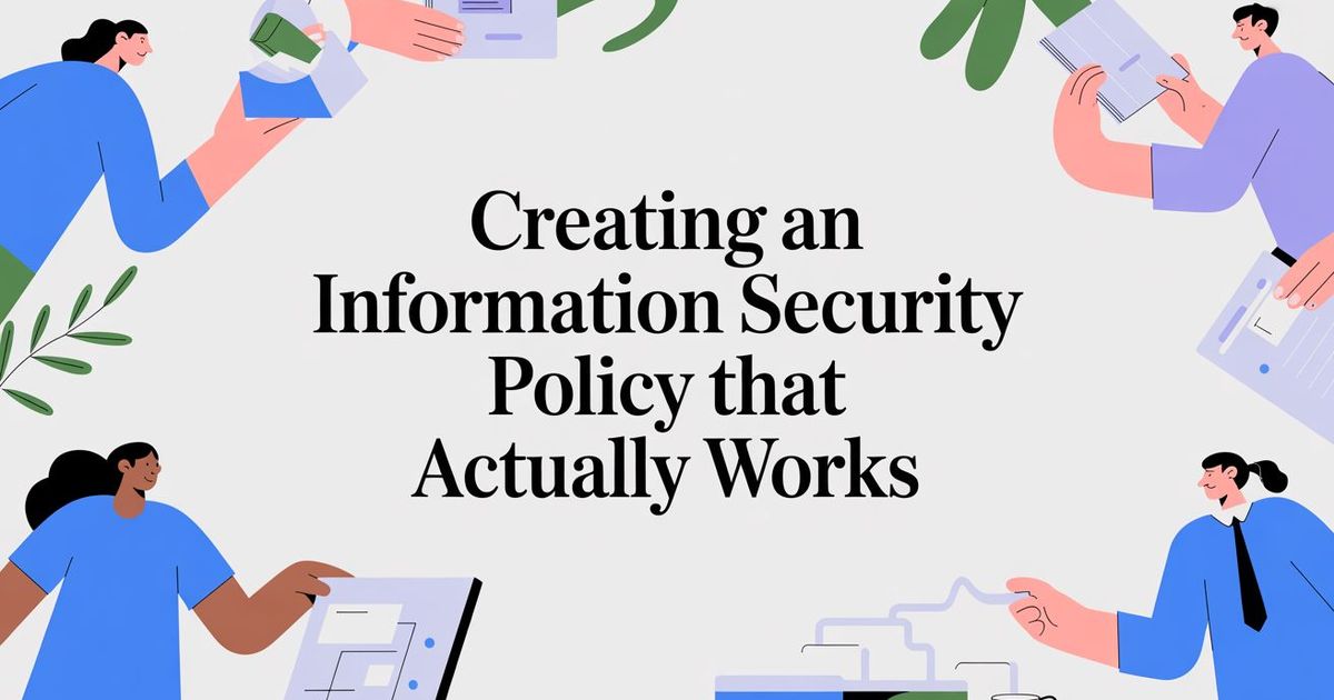 Creating an Information Security Policy That Actually Works