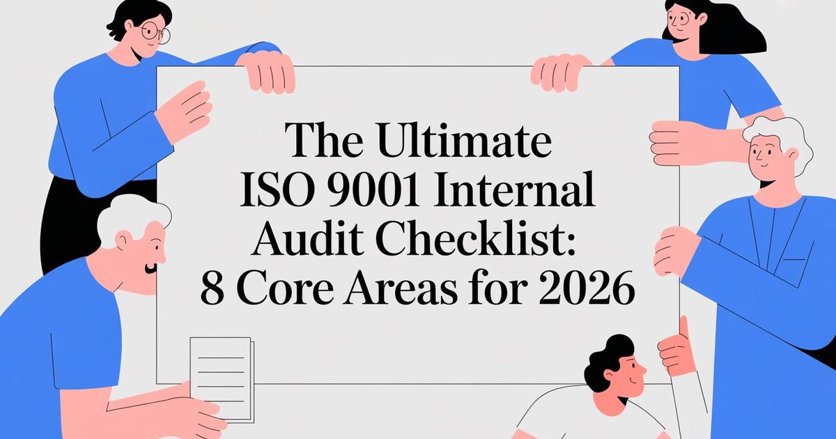 The Ultimate ISO 9001 Internal Audit Checklist: 8 Core Areas for 2026