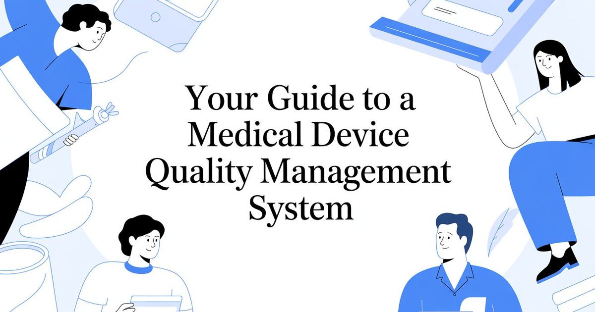 Your Guide to a Medical Device Quality Management System