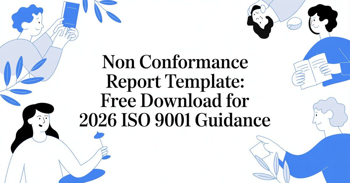 Non conformance report template: Free download for 2026 ISO 9001 guidance