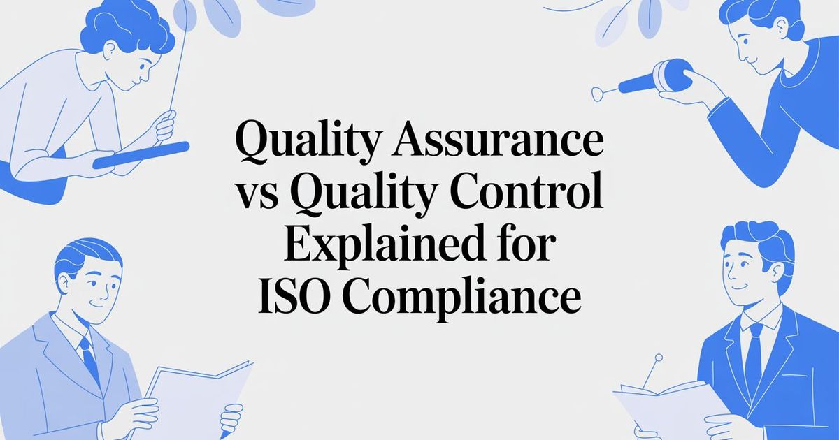 Quality Assurance vs Quality Control Explained for ISO Compliance