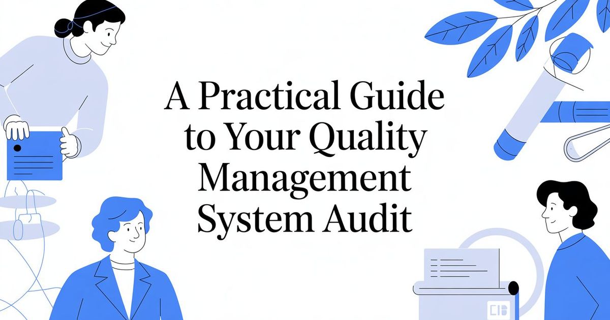 A Practical Guide to Your Quality Management System Audit