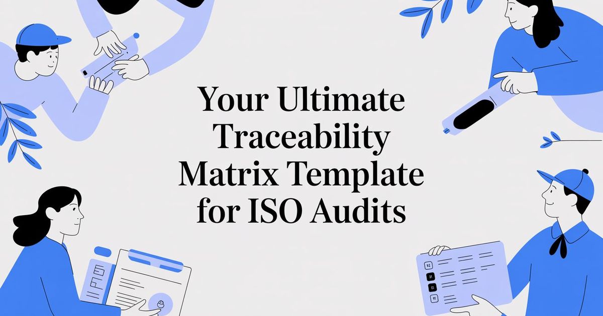 Your Ultimate Traceability Matrix Template for ISO Audits